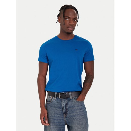 Tommy Jeans T-Shirt DM0DM04411 Niebieski Regular Fit ze sklepu MODIVO w kategorii T-shirty męskie - zdjęcie 186277806