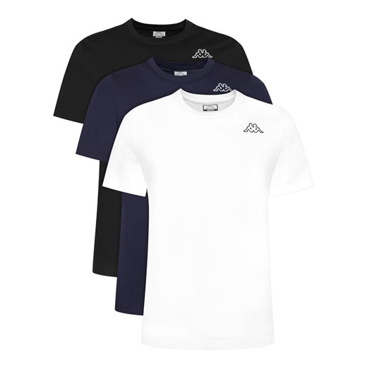 Kappa Komplet 3 t-shirtów Logo Sylvo 322562W Kolorowy Regular Fit ze sklepu MODIVO w kategorii T-shirty męskie - zdjęcie 186277839