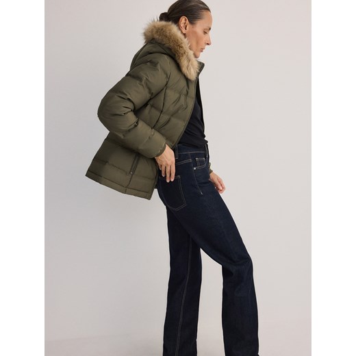 Reserved - Pikowana kurtka - zielony ze sklepu Reserved w kategorii Kurtki damskie - zdjęcie 186278567