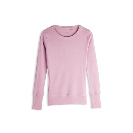 GATE Podstawowy bawełniany T-shirt z długim rękawem 34 ze sklepu gateshop w kategorii Bluzki damskie - zdjęcie 186279359