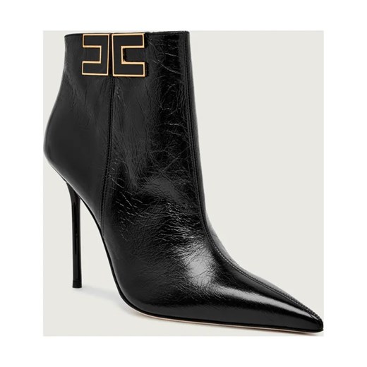 Elisabetta Franchi Skórzane botki na szpilce ze sklepu Gomez Fashion Store w kategorii Botki - zdjęcie 186280025