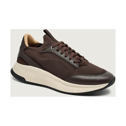 BOSS BLACK Sneakersy TTNM EVO_Slon_knbult | z dodatkiem skóry ze sklepu Gomez Fashion Store w kategorii Buty sportowe męskie - zdjęcie 186280026