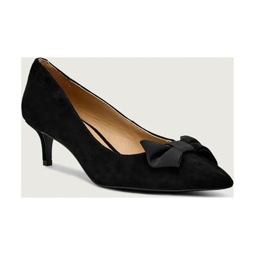 LAUREN RALPH LAUREN Czółenka na słupku ADRIENNE | zamsz ze sklepu Gomez Fashion Store w kategorii Czółenka - zdjęcie 186280029