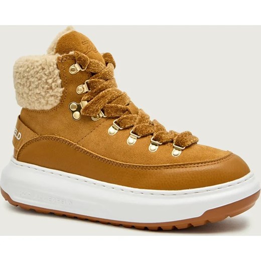 Karl Lagerfeld Trapery KAPRI LUG | shearling | zamsz ze sklepu Gomez Fashion Store w kategorii Śniegowce damskie - zdjęcie 186280098