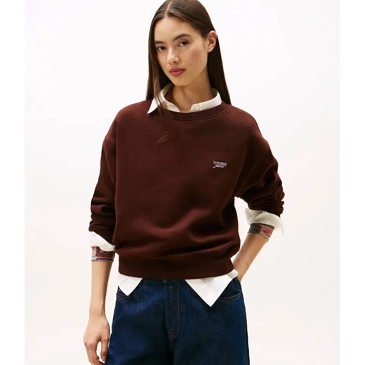 Tommy Jeans Bluza SILVER SCRIPT | Relaxed fit ze sklepu Gomez Fashion Store w kategorii Bluzy damskie - zdjęcie 186280167