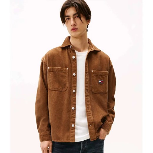 Tommy Jeans Sztruksowa koszula | Loose fit ze sklepu Gomez Fashion Store w kategorii Koszule męskie - zdjęcie 186280209