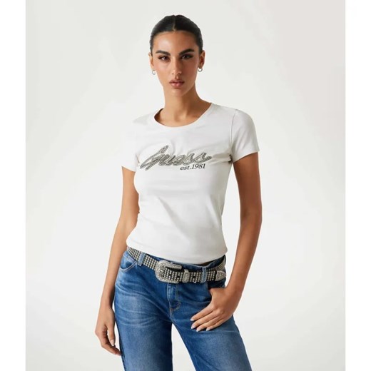 GUESS T-shirt | Slim Fit ze sklepu Gomez Fashion Store w kategorii Bluzki damskie - zdjęcie 186280216