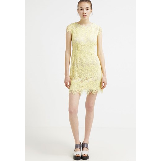 Glamorous Sukienka letnia yellow zalando zolty krótkie