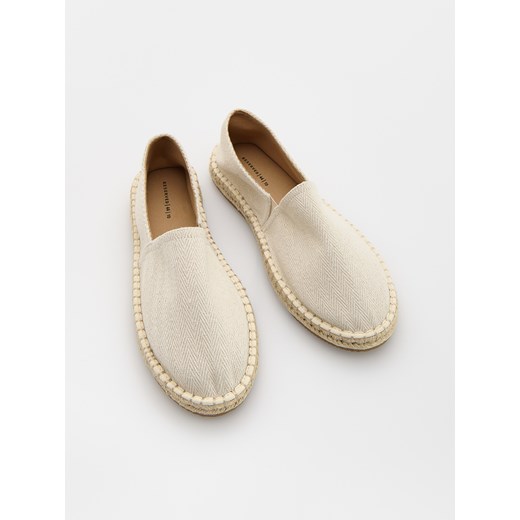 Reserved - Espadryle z plecionką - beżowy ze sklepu Reserved w kategorii Espadryle męskie - zdjęcie 186282059