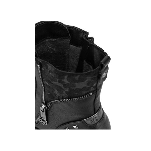 Botki Mustang 1505-503-9 Czarny Mustang 41 eobuwie.pl