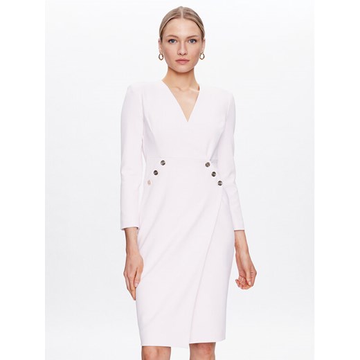 Pinko Sukienka koktajlowa Misiones 100519 A0HC Różowy Regular Fit Pinko 38 MODIVO
