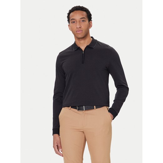 BOSS Polo H-Peduzzi 06 50549583 Czarny Regular Fit ze sklepu MODIVO w kategorii T-shirty męskie - zdjęcie 186283745