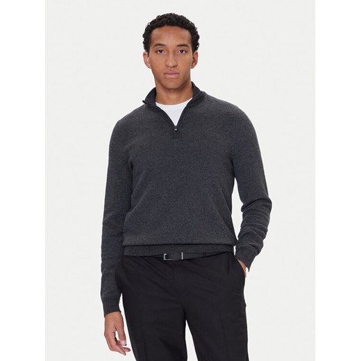 BOSS Sweter H-Hettore 50549976 Czarny Regular Fit ze sklepu MODIVO w kategorii Swetry męskie - zdjęcie 186283756