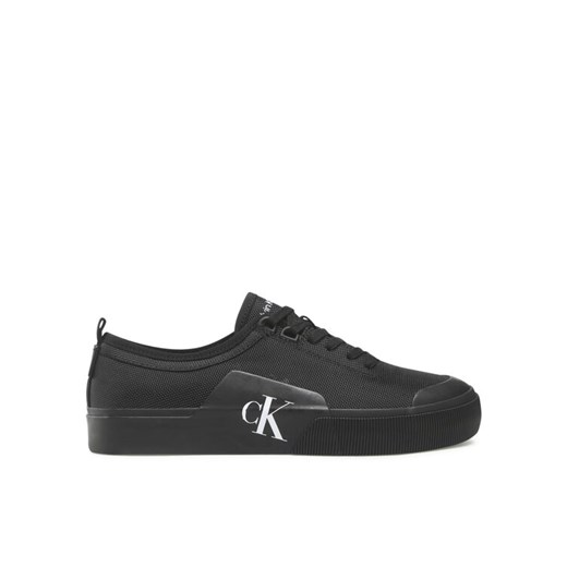 Calvin Klein Jeans Trampki Skater Vulc Laceup Low Ny YM0YM00459 Czarny ze sklepu MODIVO w kategorii Trampki męskie - zdjęcie 186283855
