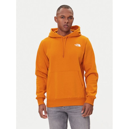 The North Face Bluza Simple Dome NF0A89FC Pomarańczowy Regular Fit ze sklepu MODIVO w kategorii Bluzy męskie - zdjęcie 186283868