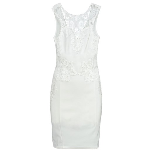 Lipsy Sukienka z dżerseju white zalando szary abstrakcyjne wzory