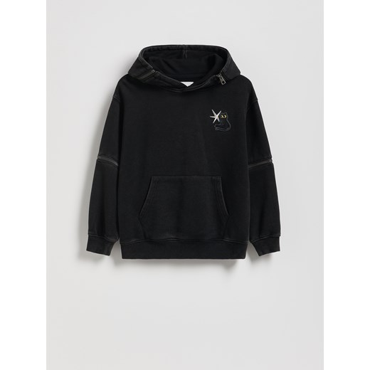 Reserved - Wielofunkcyjna bluza - czarny ze sklepu Reserved w kategorii Bluzy dziewczęce - zdjęcie 186287765