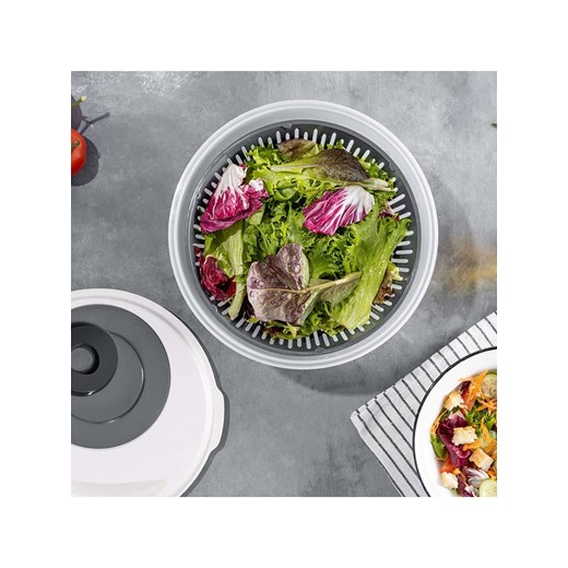 Violeta Home Wirówka w kolorze szarym do sałatek - wys. 14 x Ø 26 cm Violeta Home onesize okazyjna cena Limango Polska