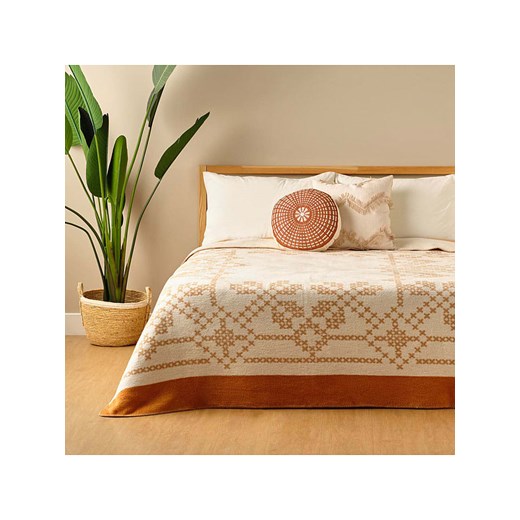 BELLA MAISON Narzuta &quot;Lilith&quot; w kolorze jasnobrązowym - 220 x 180 cm ze sklepu Limango Polska w kategorii Tekstylia - zdjęcie 186289125