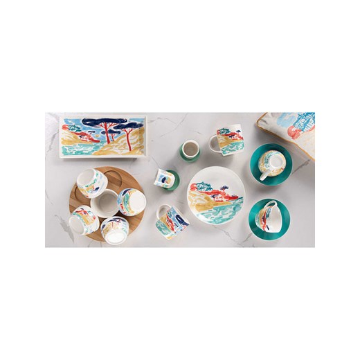 Amadeus Kubki (2 szt.) &quot;Mia&quot; ze wzorem - 9 x 8,5 x 7,1 cm Amadeus onesize wyprzedaż Limango Polska