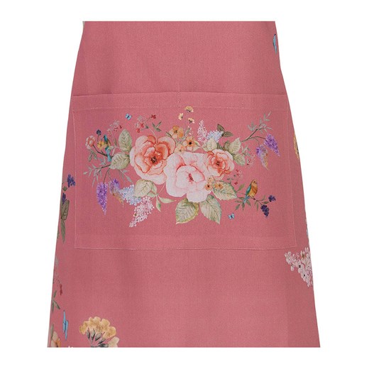 Clayre & Eef Fartuch kuchenny w kolorze różowym - 70 x 85 cm onesize promocja Limango Polska