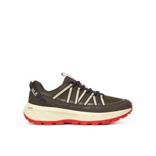 Trekkingi Jack Wolfskin Wild Hike Texapore Low M A65577 Khaki ze sklepu eobuwie.pl w kategorii Buty trekkingowe męskie - zdjęcie 186290247