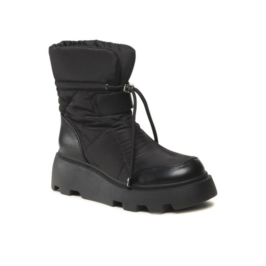 Botki DeeZee H2001-01 Czarny ze sklepu eobuwie.pl w kategorii Śniegowce damskie - zdjęcie 186290269