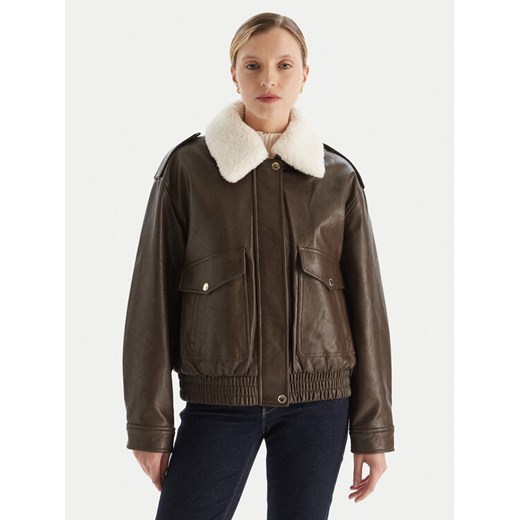 MICHAEL Michael Kors Kurtka z imitacji skóry 77A1487M52 Brązowy Relaxed Fit ze sklepu MODIVO w kategorii Kurtki damskie - zdjęcie 186290969