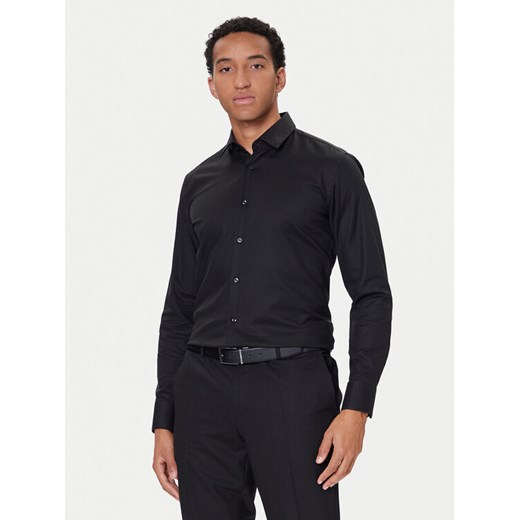 BOSS Koszula H-Hank 50490934 Czarny Slim Fit ze sklepu MODIVO w kategorii Koszule męskie - zdjęcie 186291009