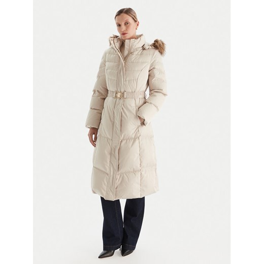 Guess Płaszcz zimowy W5BL29 W2802 Brązowy Regular Fit ze sklepu MODIVO w kategorii Płaszcze damskie - zdjęcie 186291029