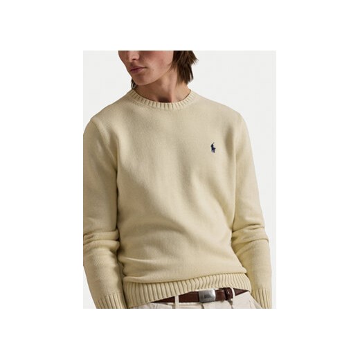 Polo Ralph Lauren Sweter 710810846035 Écru Regular Fit Polo Ralph Lauren L MODIVO