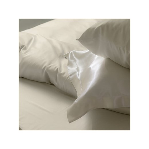 Schiesser Satynowe poszewki (2 szt.) &quot;Ella&quot; w kolorze kremowym na Schiesser 40x80 cm okazja Limango Polska