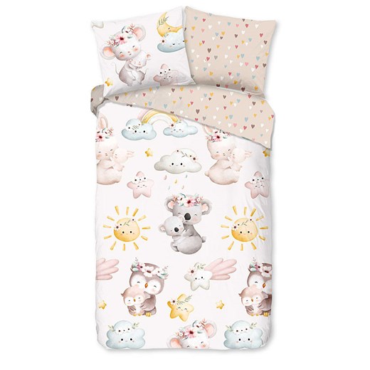 Good Morning Komplet pościeli &quot;Hugs&quot; w kolorze beżowym ze sklepu Limango Polska w kategorii Pościel dziecięca - zdjęcie 186292786