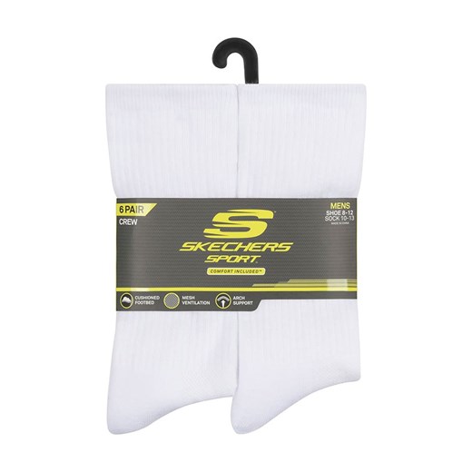 Skechers Skarpety sportowe (6 par) w kolorze biało-czarnym Skechers 43-46 promocja Limango Polska