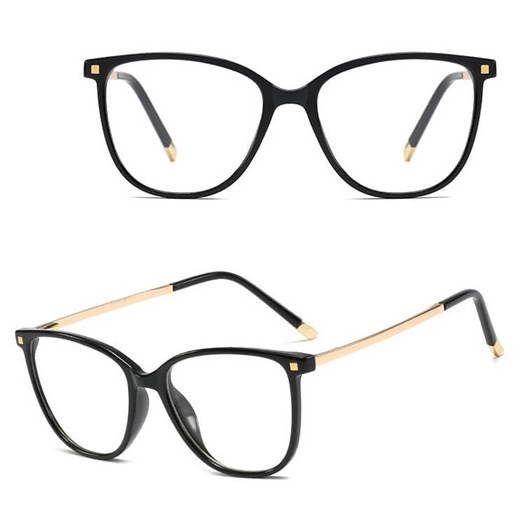 Okulary damskie kocie oczy zerówki do komputera BLUE LIGHT 25149 ze sklepu Stylion w kategorii Okulary zerówki damskie - zdjęcie 186293149