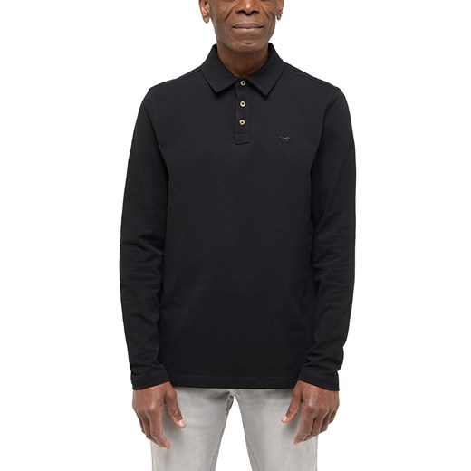 Męski Longsleeve Mustang Style Portis Black 1016296 4142 ze sklepu YouNeedit.pl w kategorii T-shirty męskie - zdjęcie 186293286