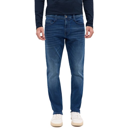 Męskie Spodnie Jeansowe Mustang Style Oregon Slim K Denim Blue 1016321 5000 403 ze sklepu YouNeedit.pl w kategorii Jeansy męskie - zdjęcie 186293287