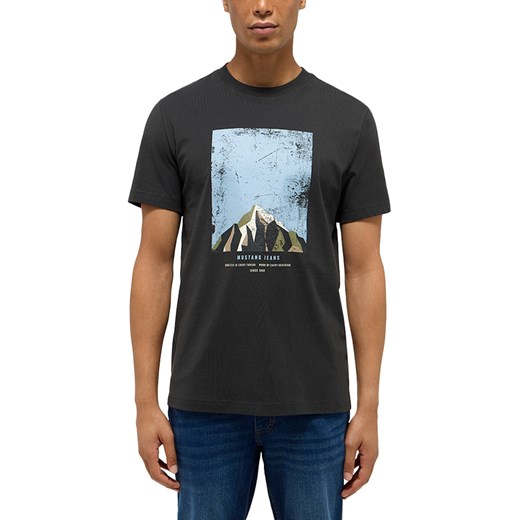 Męski T-Shirt Mustang Style Austin Pirate Black 1015840 4088 ze sklepu YouNeedit.pl w kategorii T-shirty męskie - zdjęcie 186293406