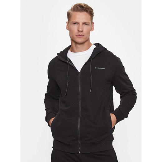 Volcano Bluza B-Poll M01131-W24 Czarny Regular Fit ze sklepu MODIVO w kategorii Bluzy męskie - zdjęcie 186294719