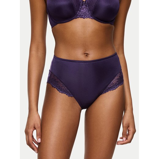 Triumph Figi klasyczne z wysokim stanem Ladyform Soft Maxi 10210671 Fioletowy ze sklepu MODIVO w kategorii Majtki damskie - zdjęcie 186294725