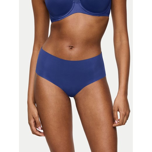 Triumph Figi klasyczne z wysokim stanem Pretty 10222227 Niebieski ze sklepu MODIVO w kategorii Majtki damskie - zdjęcie 186294787