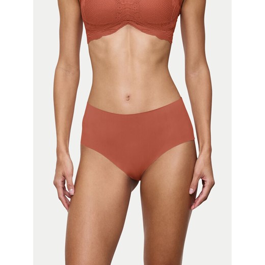 Triumph Figi klasyczne z wysokim stanem Pretty 10222227 Pomarańczowy ze sklepu MODIVO w kategorii Majtki damskie - zdjęcie 186294816