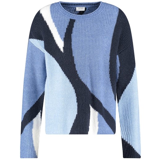 Gerry Weber Sweter w kolorze błękitno-granatowym ze sklepu Limango Polska w kategorii Swetry damskie - zdjęcie 186295828