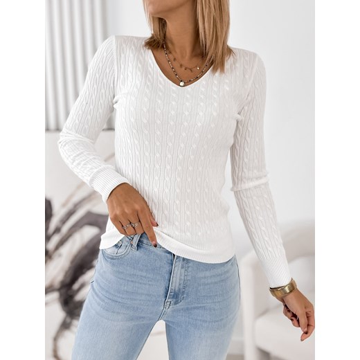 sweter cimeria ecru one size ONE SIZE UBRA