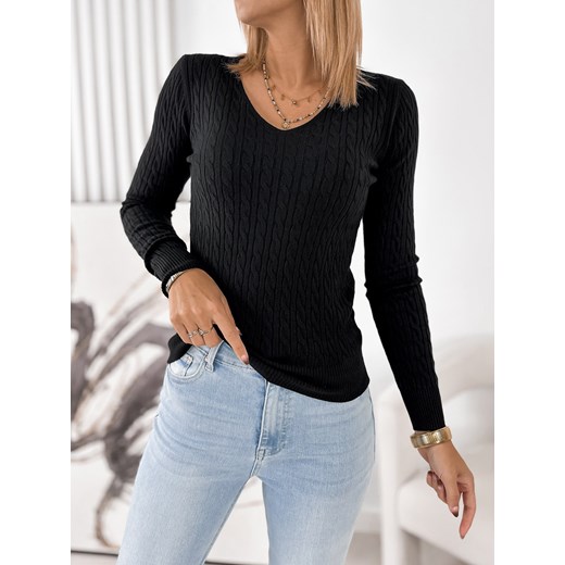 sweter cimeria czarny one size ze sklepu UBRA w kategorii Swetry damskie - zdjęcie 186295966