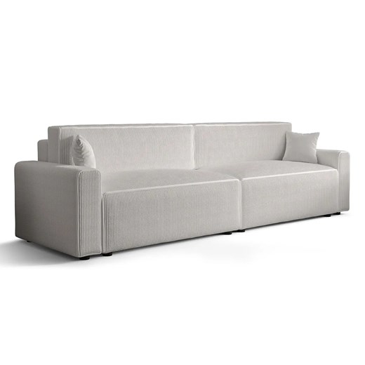 Biała sofa tapicerowana z funkcją spania W3-R85 ze sklepu Edinos.pl w kategorii Sofy i kanapy - zdjęcie 186296365