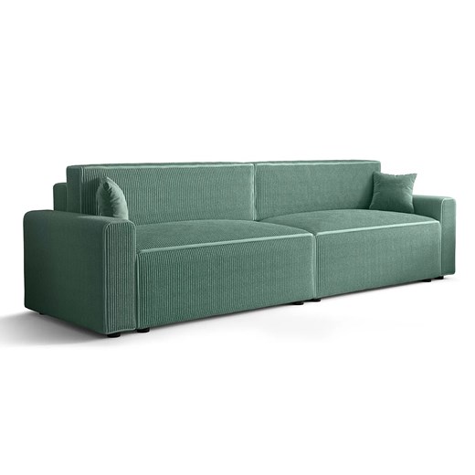 Miętowa sofa rozkładana z pojemnikiem Z4-G84 - id: 53108 - marki Elior - 186296389 Miętowa sofa rozkładana z pojemnikiem Z4-G84 ze sklepu Edinos.pl w kategorii Sofy i kanapy - zdjęcie 186296389
