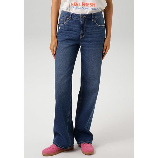Aniston Dżinsy - Comfort fit - w kolorze granatowym ze sklepu Limango Polska w kategorii Jeansy damskie - zdjęcie 186296507