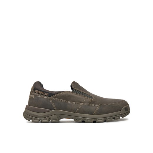 Półbuty CAT Footwear Threshold Slip On P726053 Brązowy ze sklepu eobuwie.pl w kategorii Półbuty męskie - zdjęcie 186296806