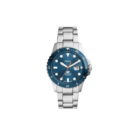 Fossil Zegarek Blue FS6050 Srebrny ze sklepu MODIVO w kategorii Zegarki - zdjęcie 186297849